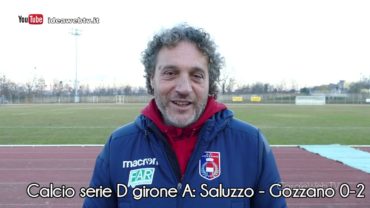 Calcio serie D girone A: Saluzzo – Gozzano 0-2 (Massimiliano Schettino)