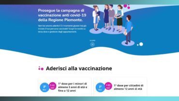 Regione Piemonte; vaccini ai 5-11enni: preadesioni dal 10 dicembre, dal 16 le somministrazioni