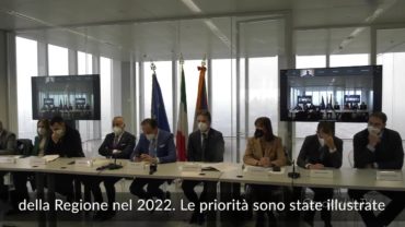 Regione Piemonte: conferenza stampa di inizio anno e bilancio 2021
