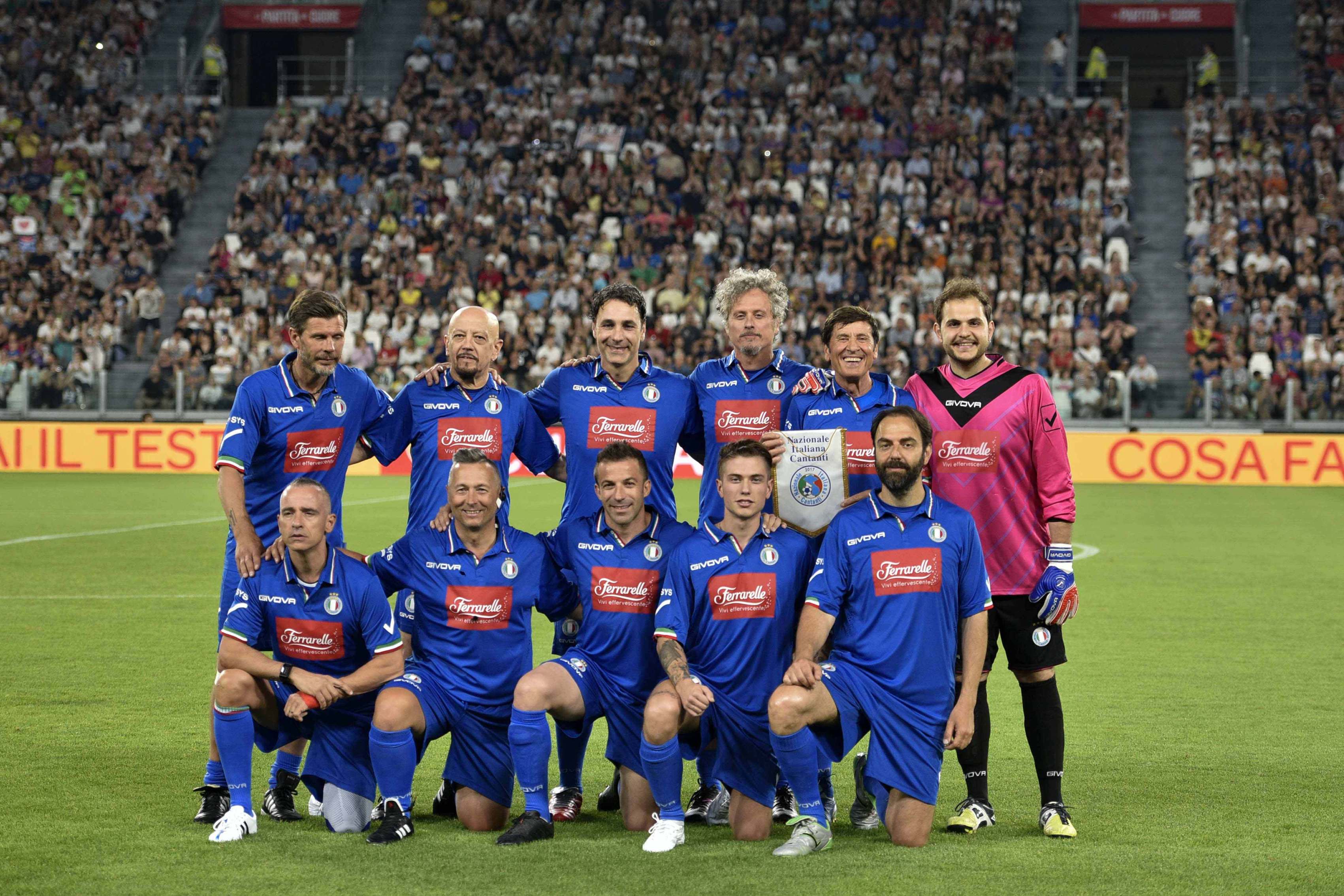 “Un goal per il futuro” con la Nazionale Cantanti