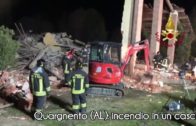 Quargnento (AL): incendio in un cascinale con esplosioni, morti tre vigili del fuoco.