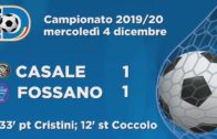 Calcio serie D: Casale – Fossano 1-1
