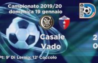 Calcio: Casale – Vado 2-0