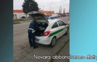 Novara: abbandonano rifiuti per strada, denunciati e costretti a pulire