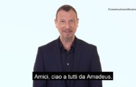 “Aiutiamoci l’un con l’altro”, il video di Amadeus con i consigli per ridurre il rischio Coronavirus
