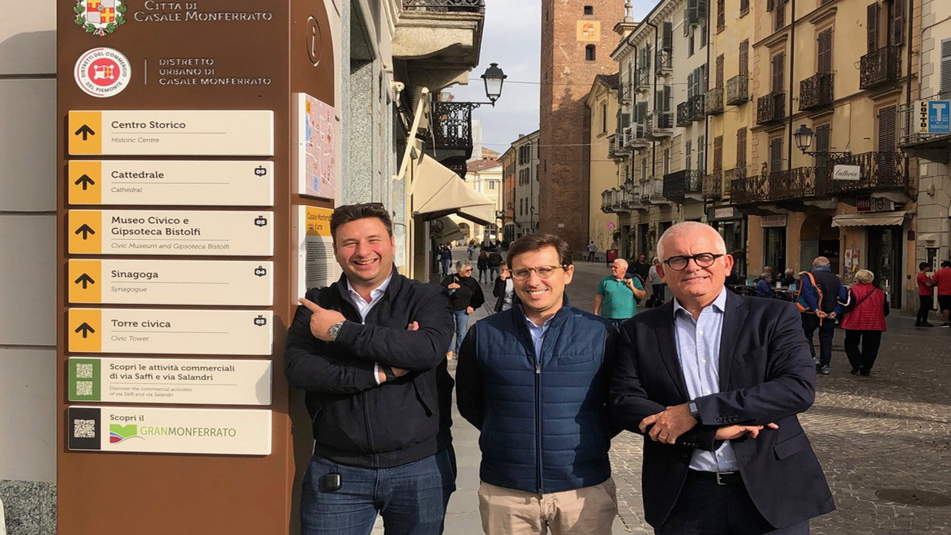 Casale Monferrato: installata la nuova cartellonistica turistica