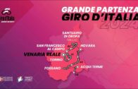 La partenza del Giro d’Italia 2024 avverrà dal Piemonte con tre tappe di grande rilievo