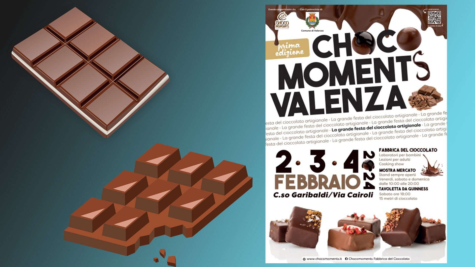 Valenza: “Grande festa del cioccolato artigianale”