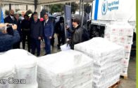 Il Piemonte alla partenza dei camion di aiuti per Gaza