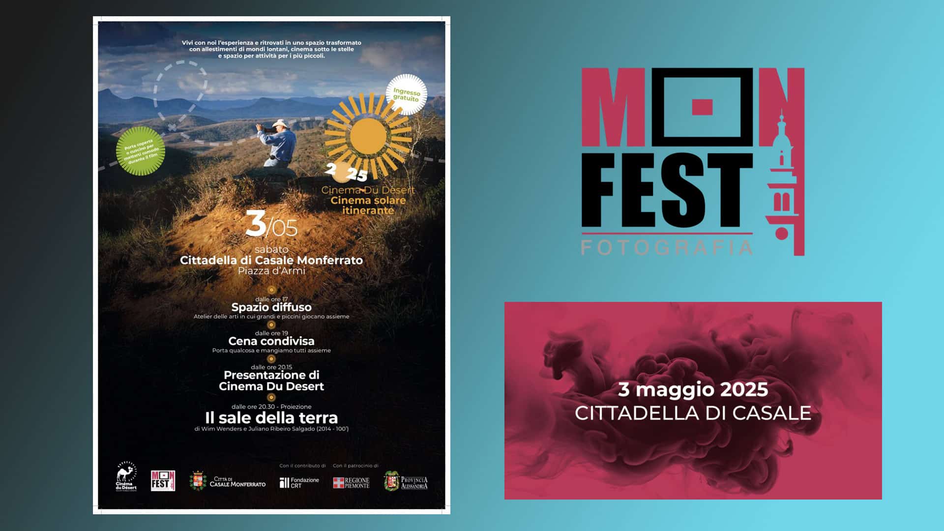 “MonFest 2025: Evento conclusivo alla Cittadella di Casale Monferrato – 3 Maggio”