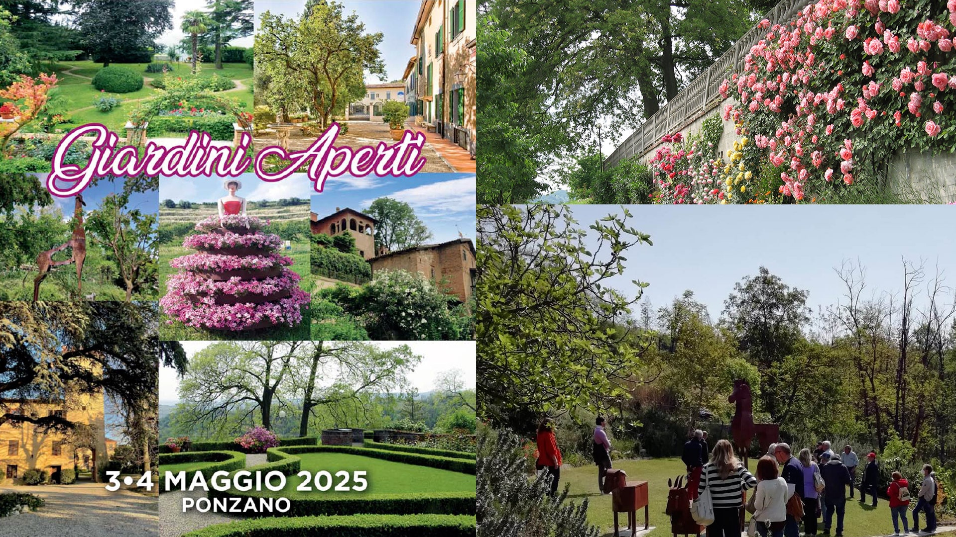 Ponzano Monferrato fiorisce con “Giardini Aperti”