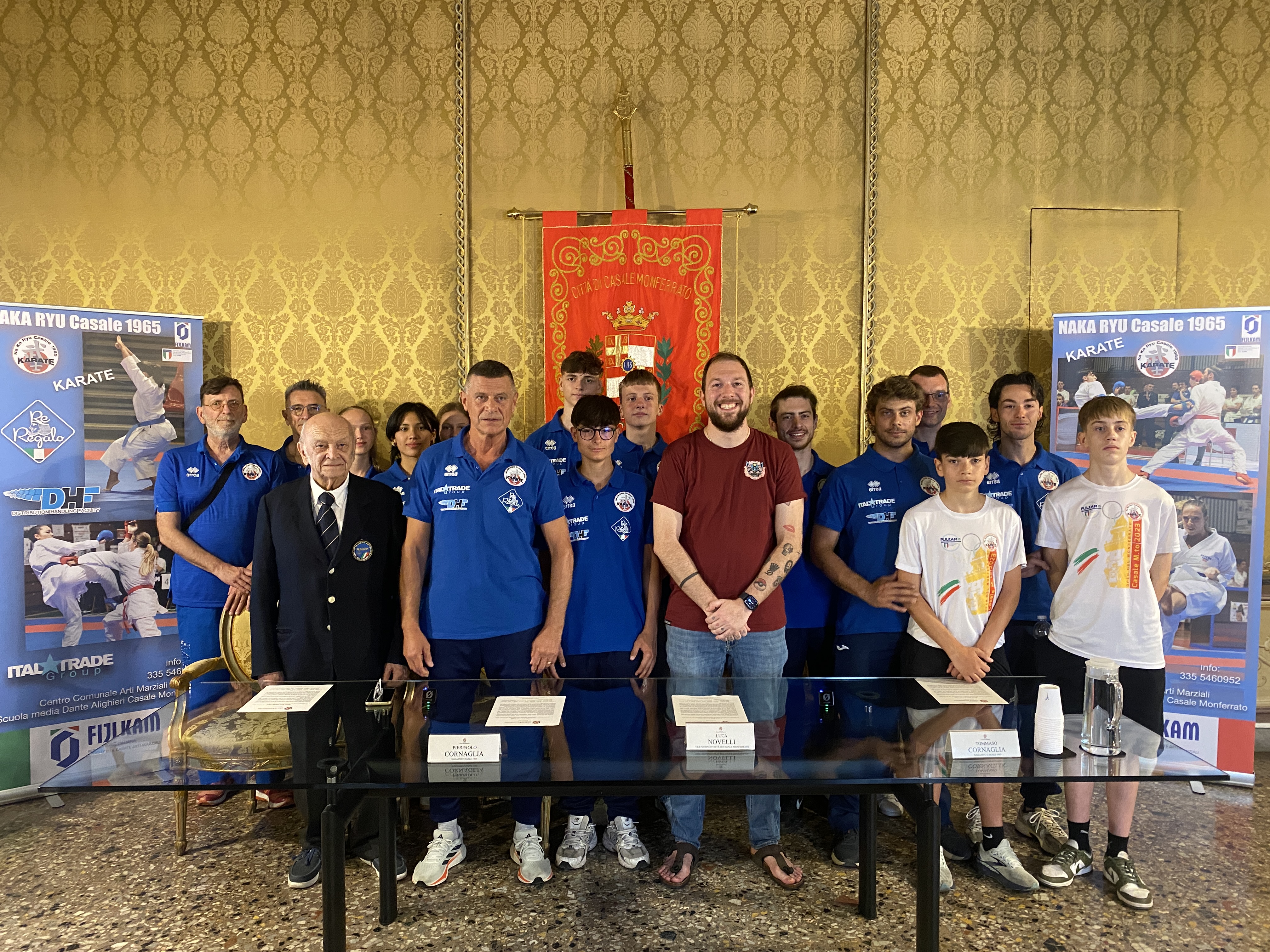 Casale Monferrato: presentata la stagione internazionale della squadra di karate NAKA RYU Casale 1965