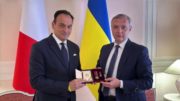Piemonte: al presidente Cirio l’onorificenza dell’Ordine al Merito dell’Ucraina