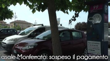 Casale Monferrato: sospeso il pagamento delle “strisce blu” dal 5 al 16 agosto