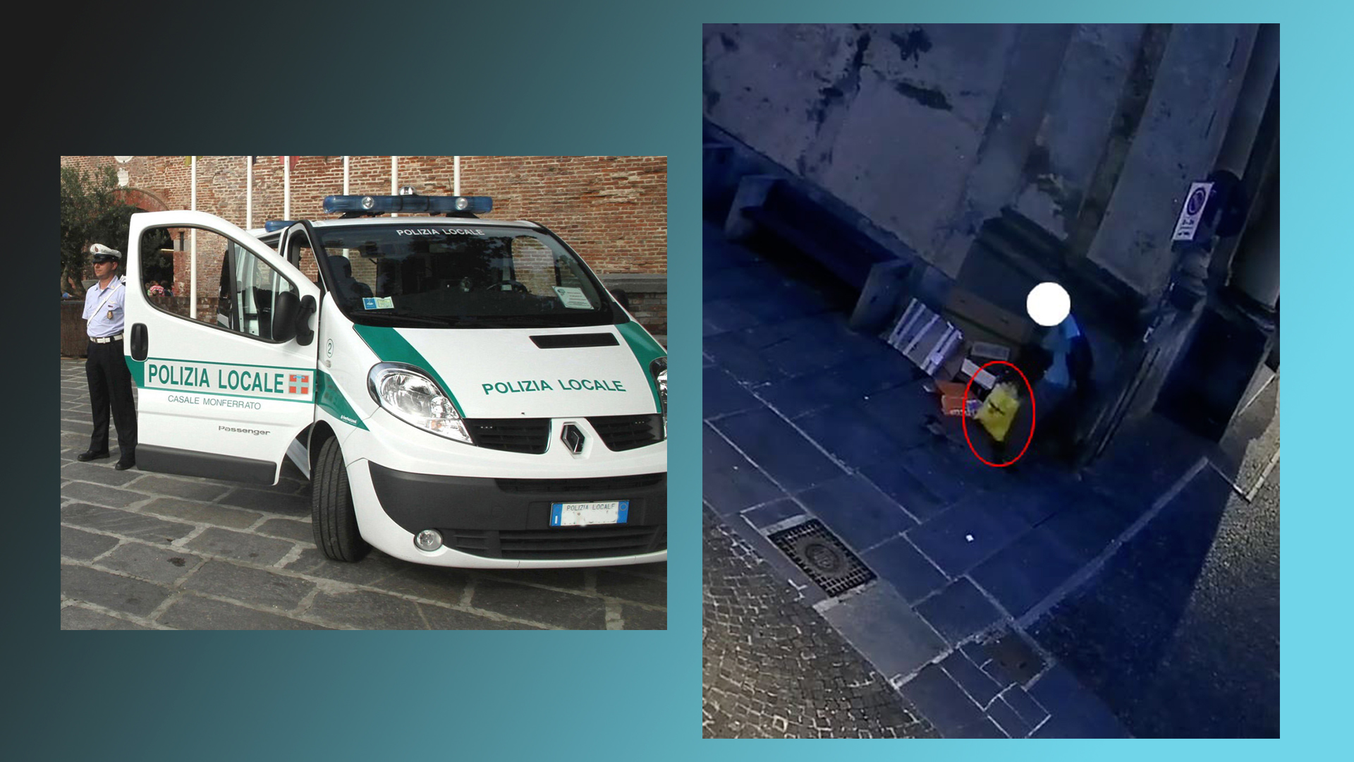 Casale M.to. Contrasto all’abbandono dei rifiuti: controlli e riscontri nel centro storico