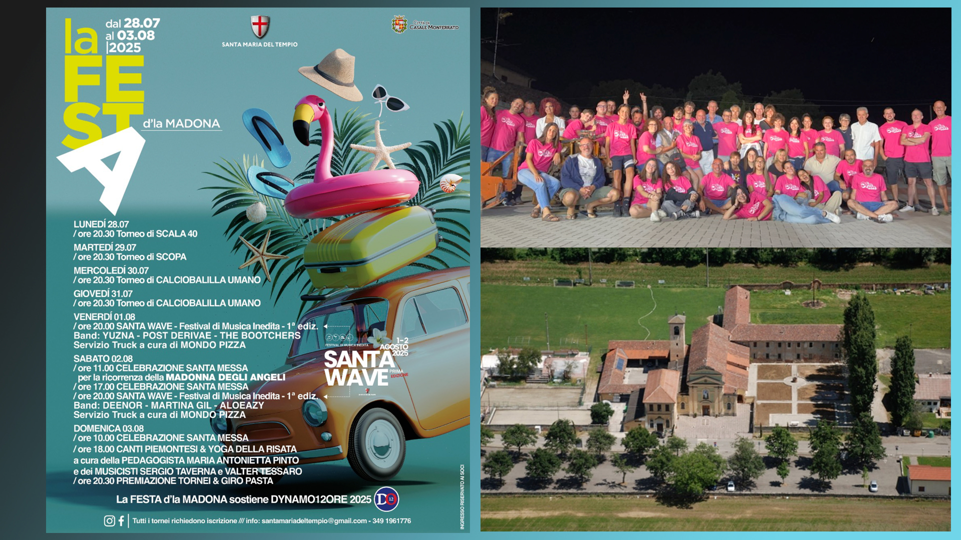 Santa Maria del Tempio (AL): FESTA D’LA MADÒNA 2025