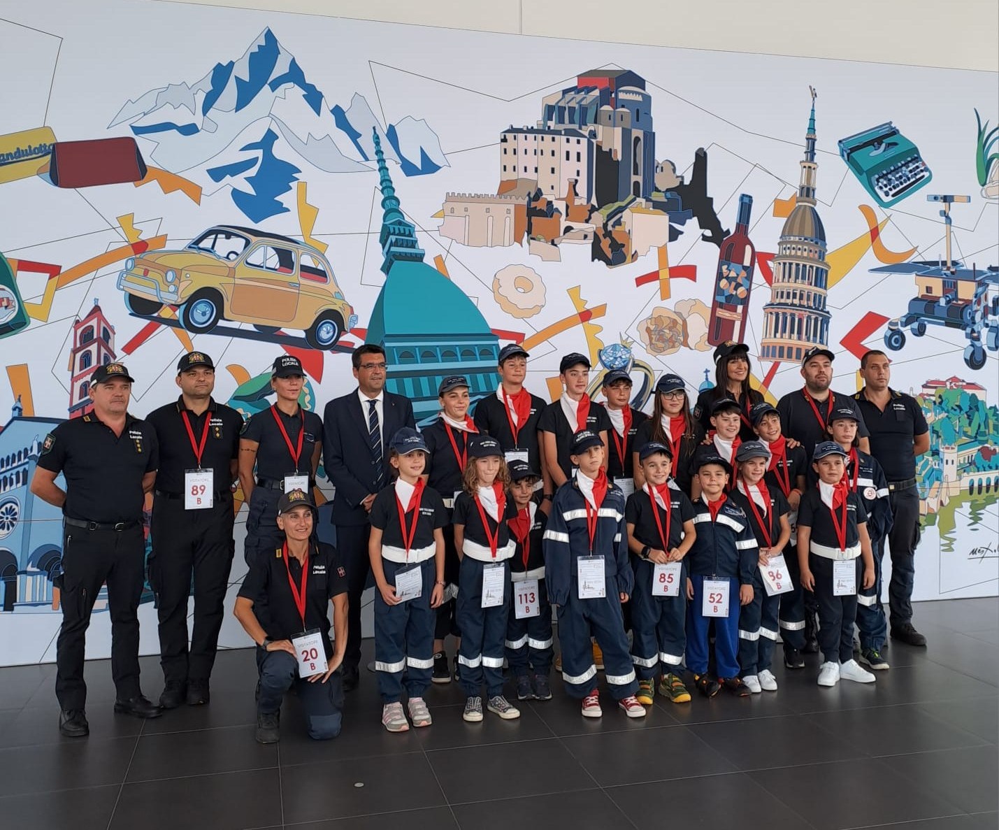 I mini vigili di Novi Liguri in visita alla Regione Piemonte