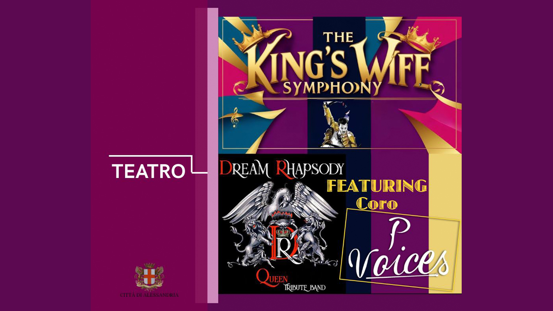 Alessandria: sabato 22 ottobre con The King’s Wife Simphony