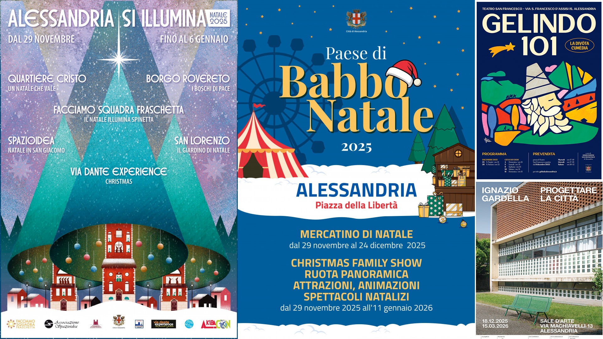 Alessandria: gli eventi per il Natale 2025