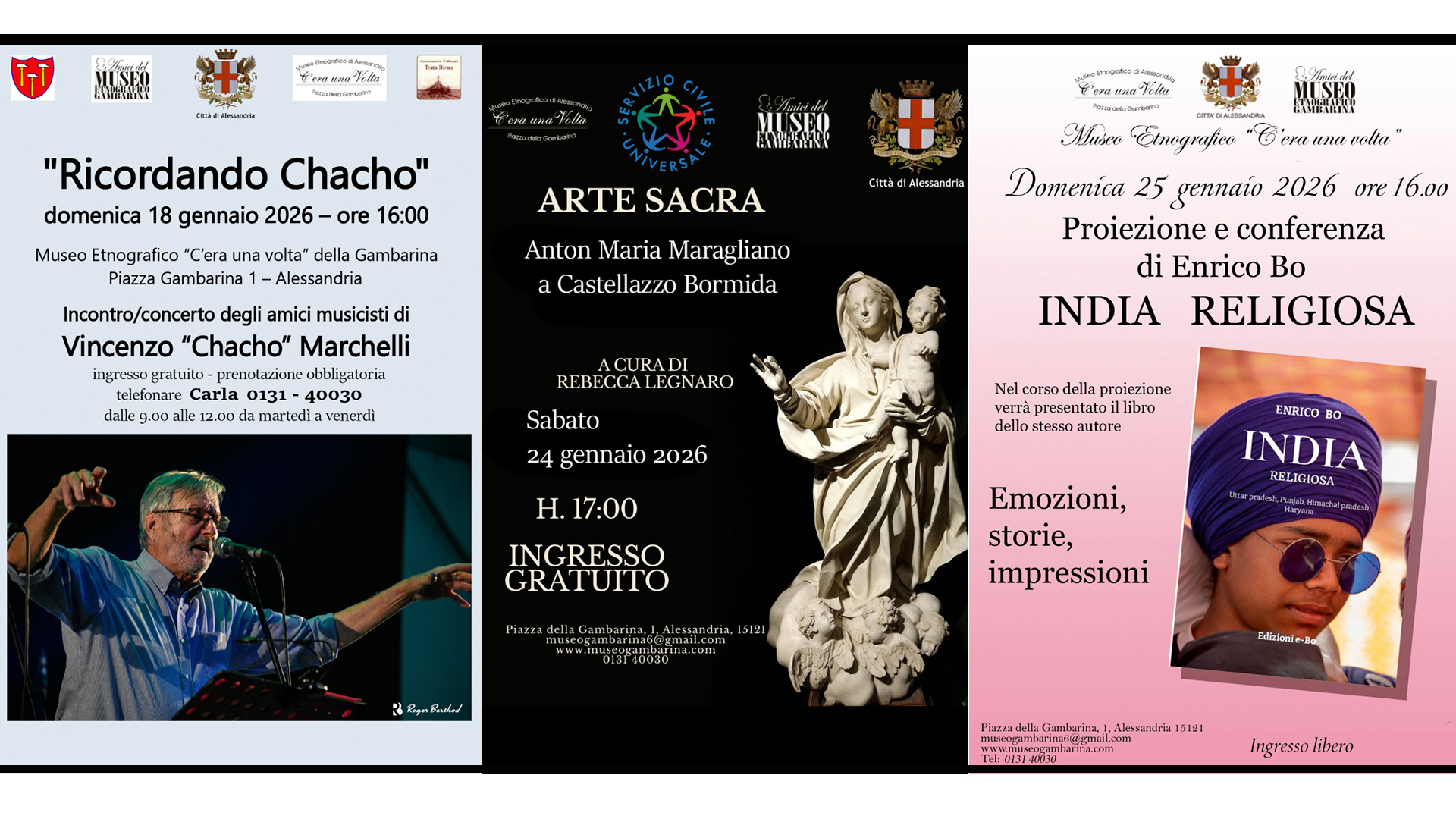 Alessandria: gli appuntamenti del Museo Etnografico “C’era una volta” – 2a parte Alessandria: gli appuntamenti del Museo Etnografico “C’era una volta” – 2a parte