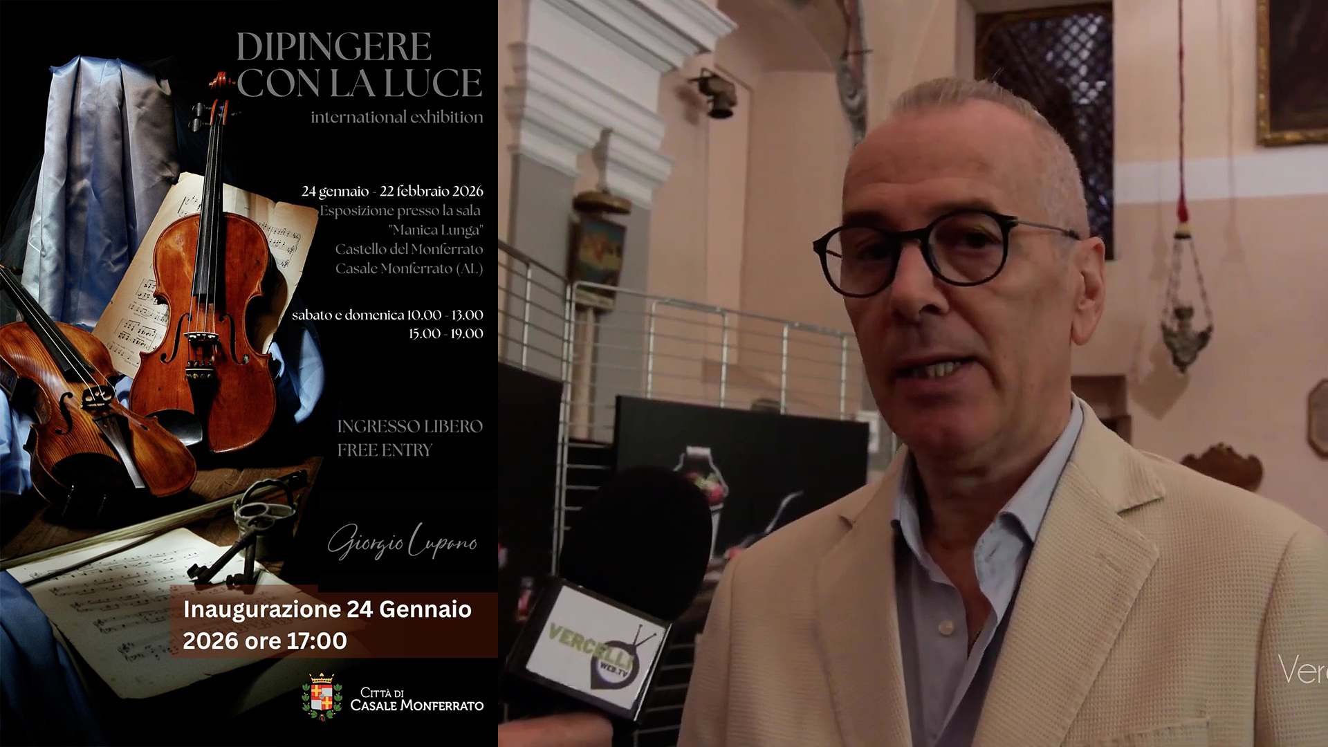 Casale Monferato: “Dipingere con la luce” mostra personale di Giorgio Lupano Casale Monferato: “Dipingere con la luce” mostra personale di Giorgio Lupano