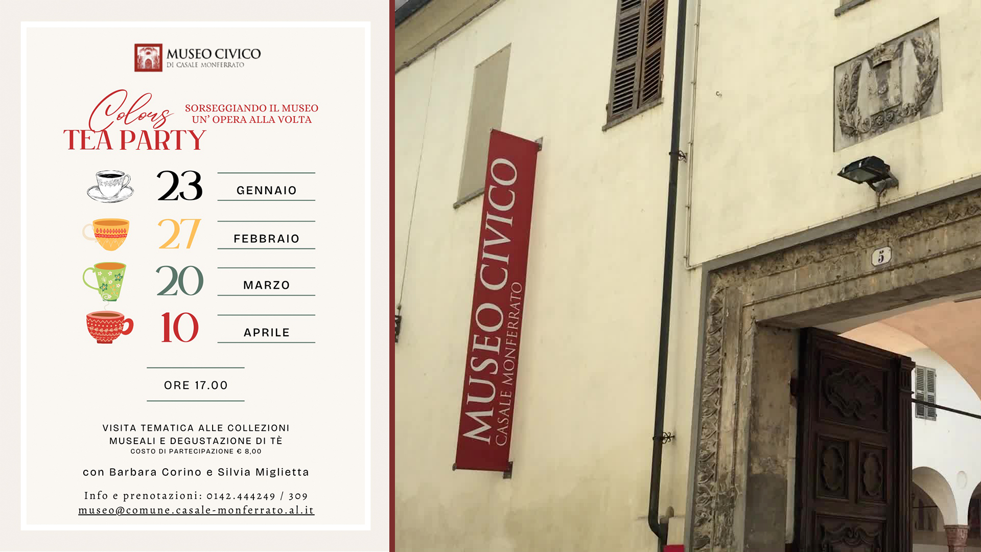 Casale Monferrato: Terzo appuntamento con “Colors tea party