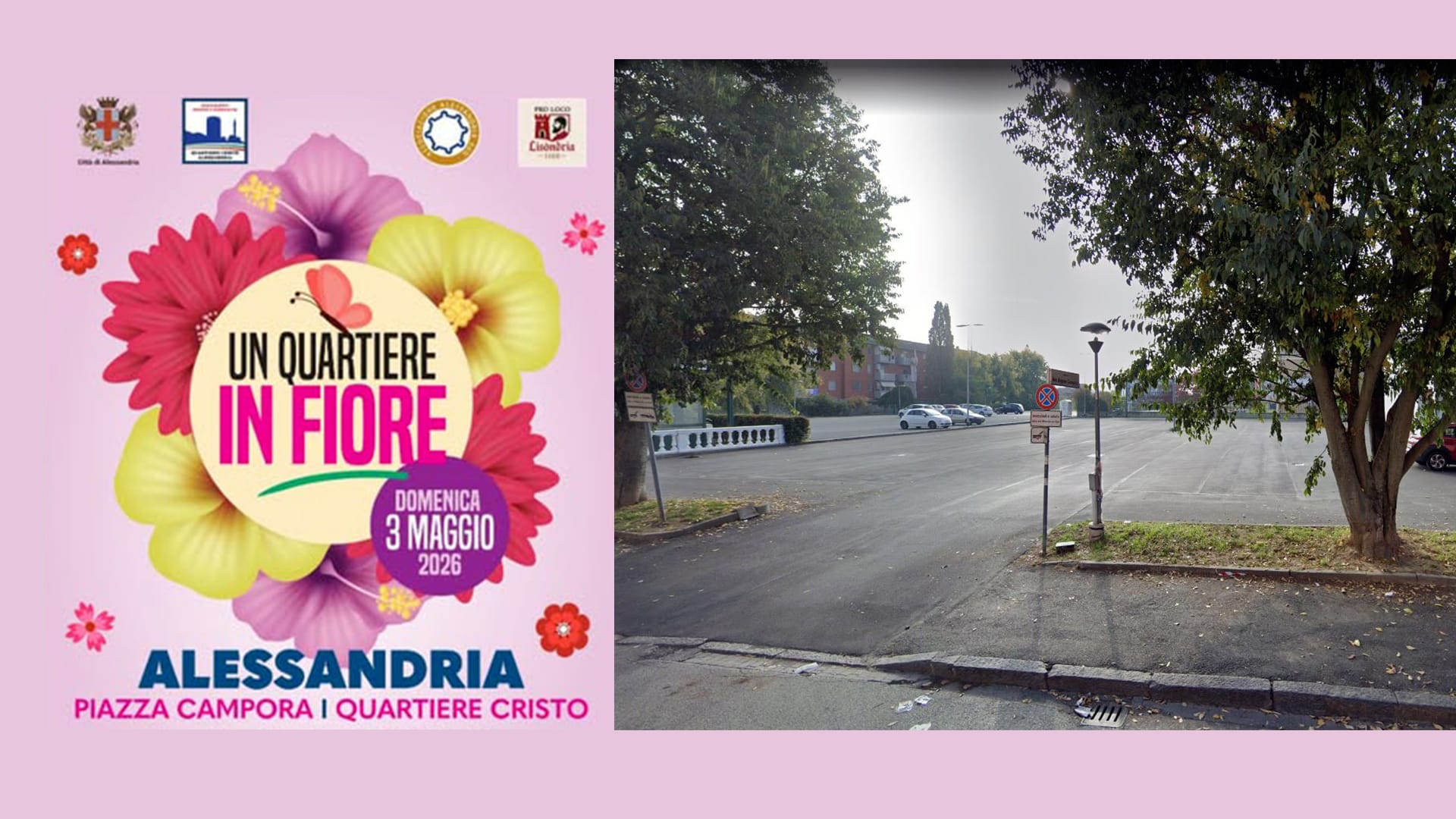 Alessandria: un quartiere in fiore