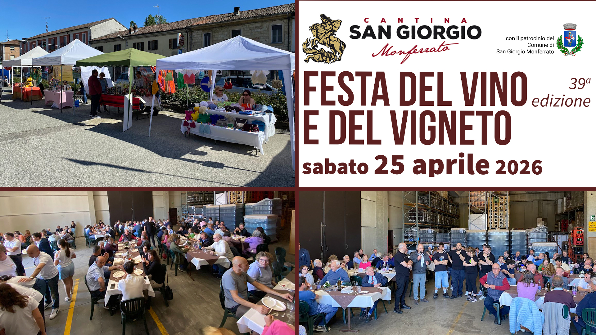 San Giorgio Monferrato celebra il territorio con la Festa del Vino e del Vigneto