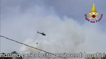Regione Piemonte, scatta lo stato di massima pericolosità per incendi boschivi
