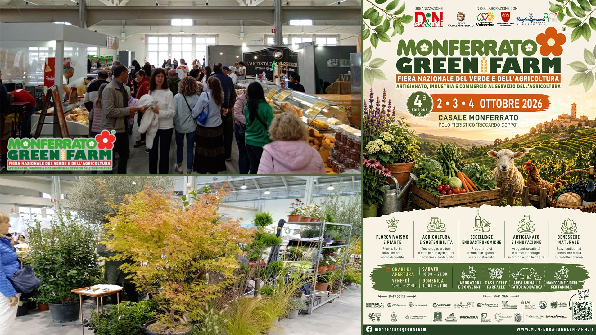 Casale Monferrato: dal 2 al 4 ottobre torna MONFERRATO GREEN FARM Casale Monferrato: dal 2 al 4 ottobre torna MONFERRATO GREEN FARM