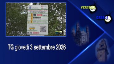 TG – Giovedì 3 settembre 2026