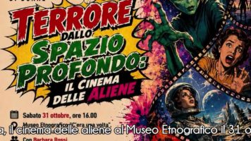 Alessandria, il cinema delle aliene al Museo Etnografico il 31 ottobre